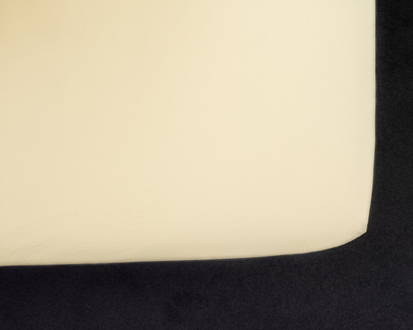 percale fitted sheet — butter