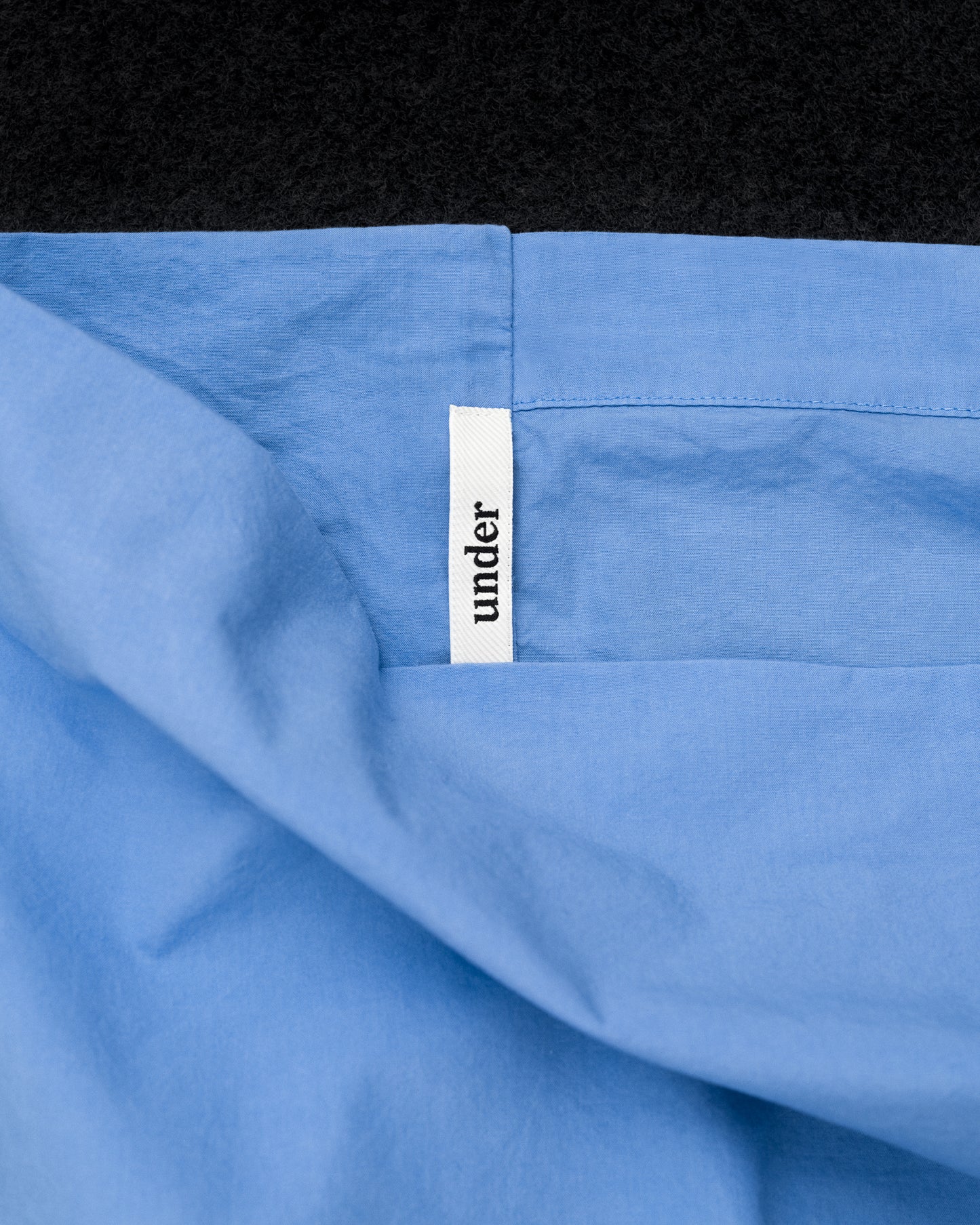 percale pillowcase — azure