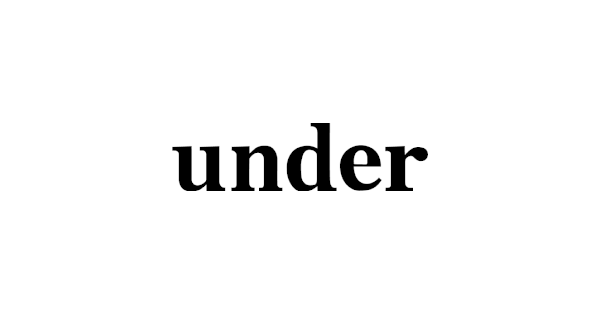 under – showcase
