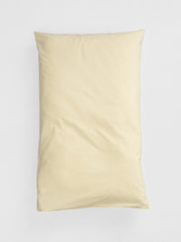 percale pillowcase — butter