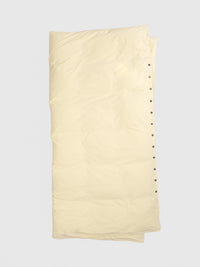 percale duvet cover — butter