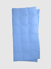 percale duvet cover — azure