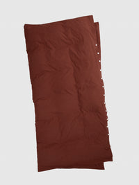 percale duvet cover — cacao