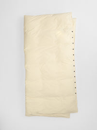 percale duvet cover — butter
