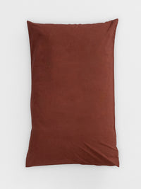 percale pillowcase — cacao