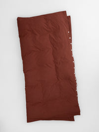 percale duvet cover — cacao