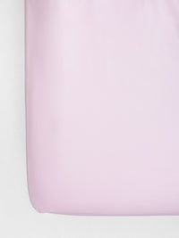 percale fitted sheet — rose