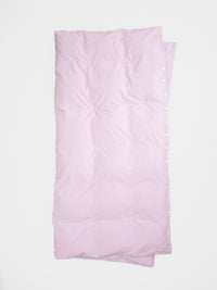 percale duvet cover — rose