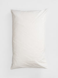 percale pillowcase — white