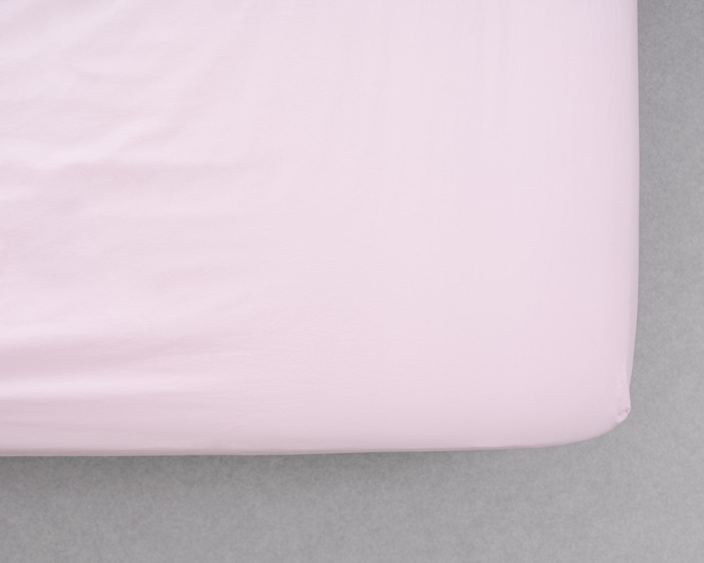 percale fitted sheet — rose