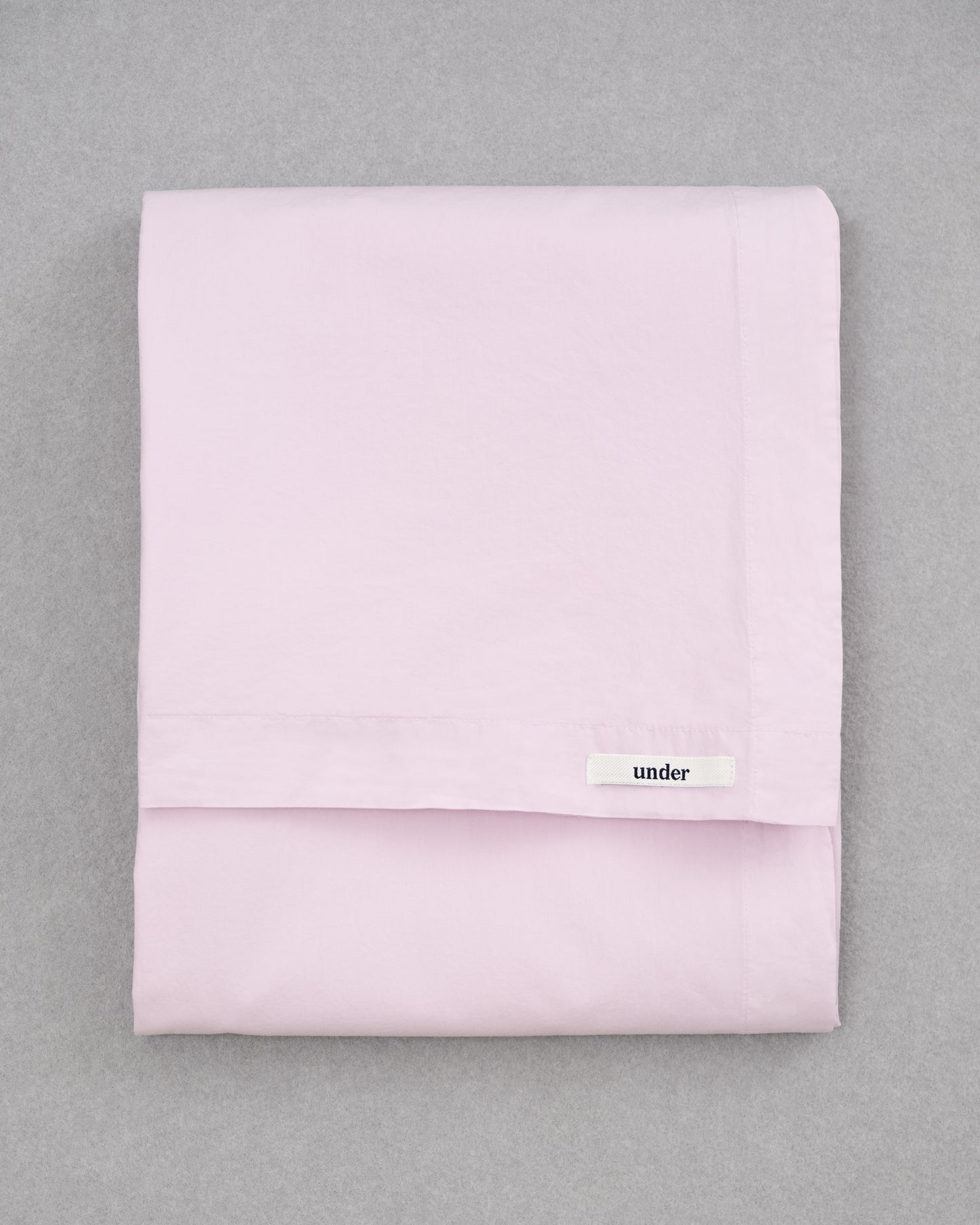percale flat sheet — rose