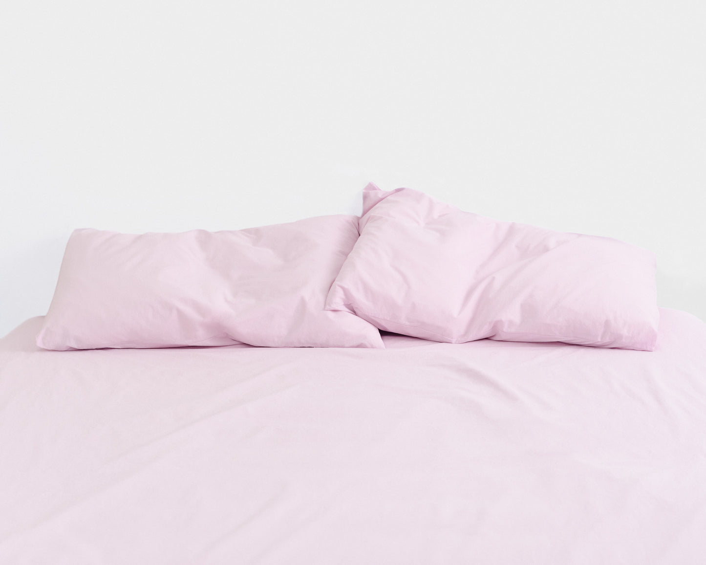 percale pillowcase — rose