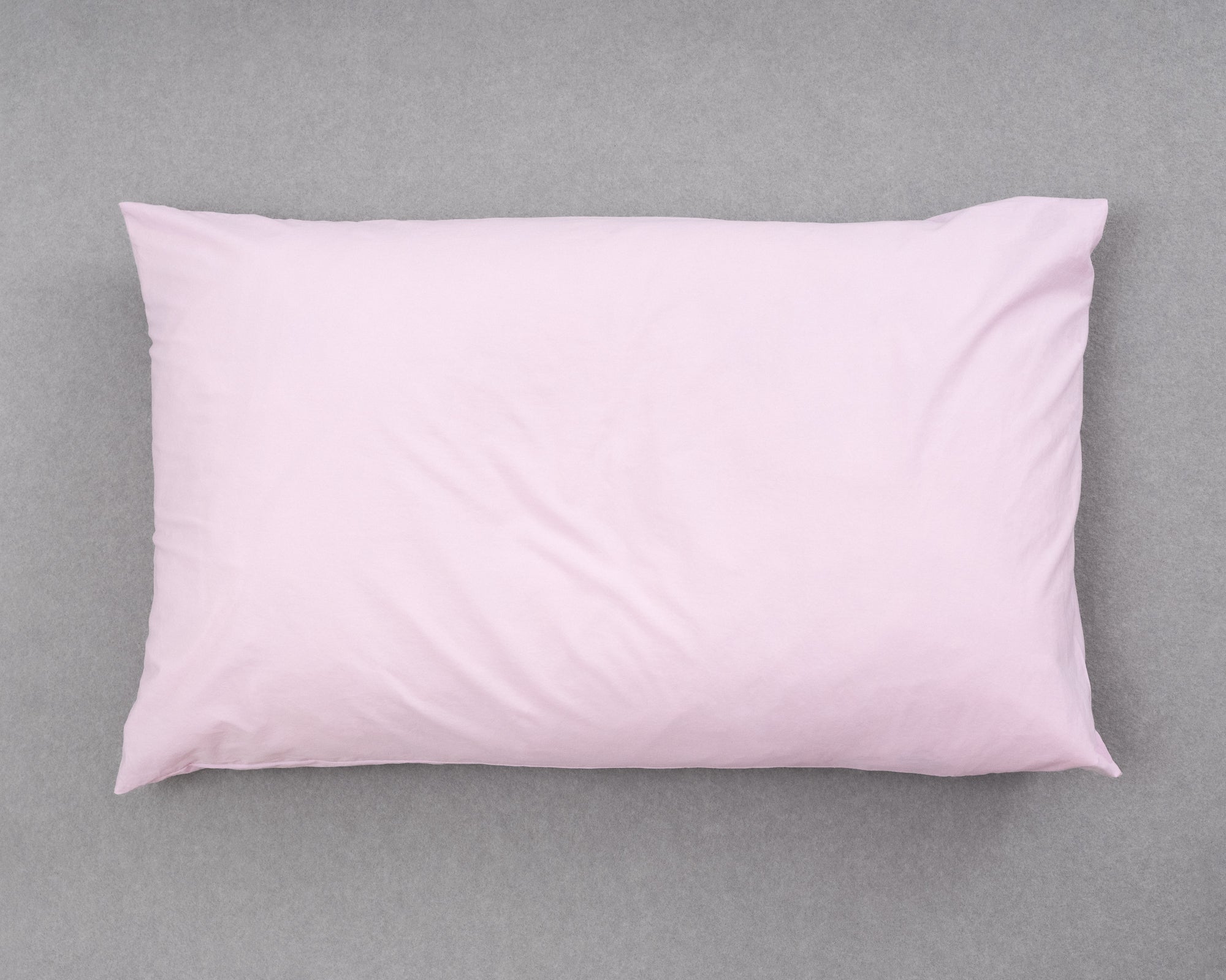 percale pillowcase — rose