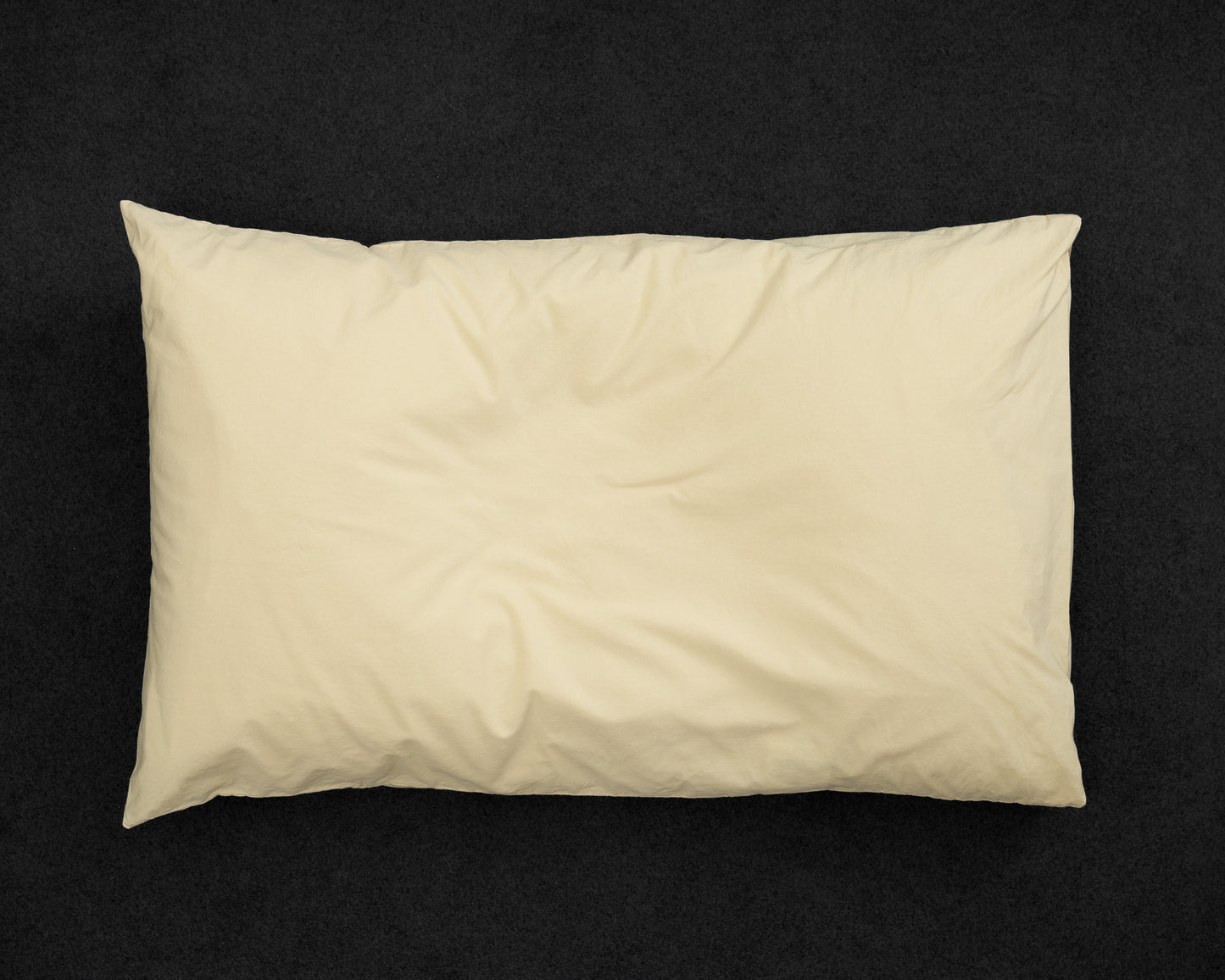 percale pillowcase — butter