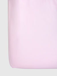 percale fitted sheet — rose