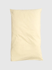 percale pillowcase — butter