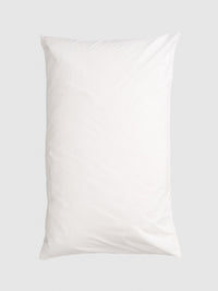 percale pillowcase — white