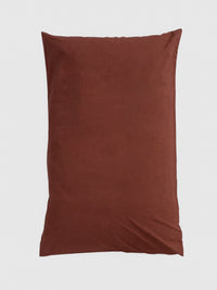 percale pillowcase — cacao