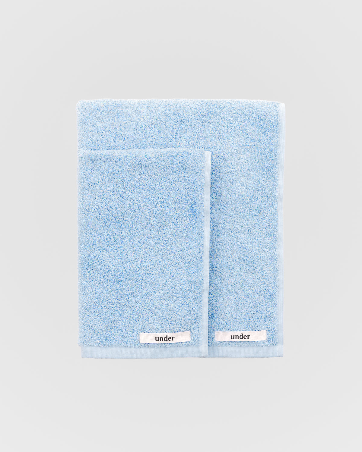 hand towel — light blue