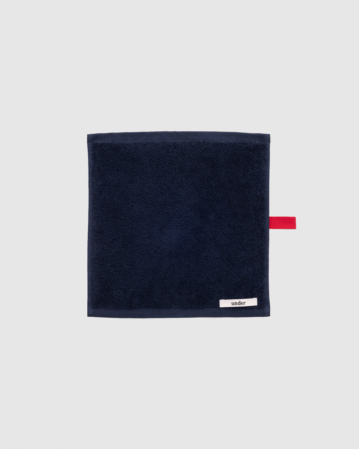face cloth — navy blue