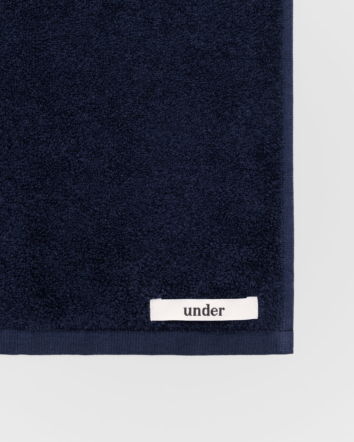 face cloth — navy blue