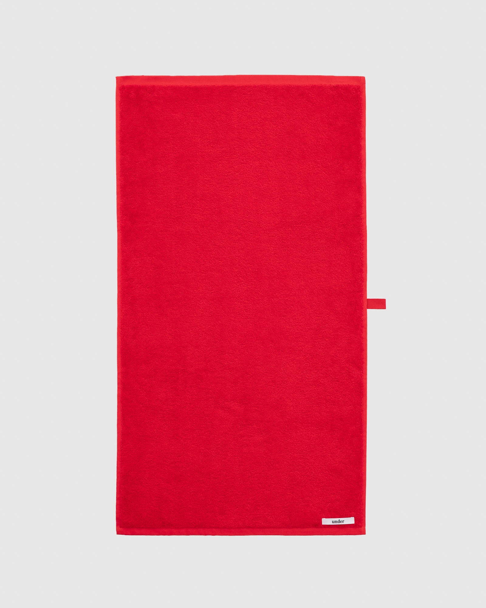 towel set — tulip red