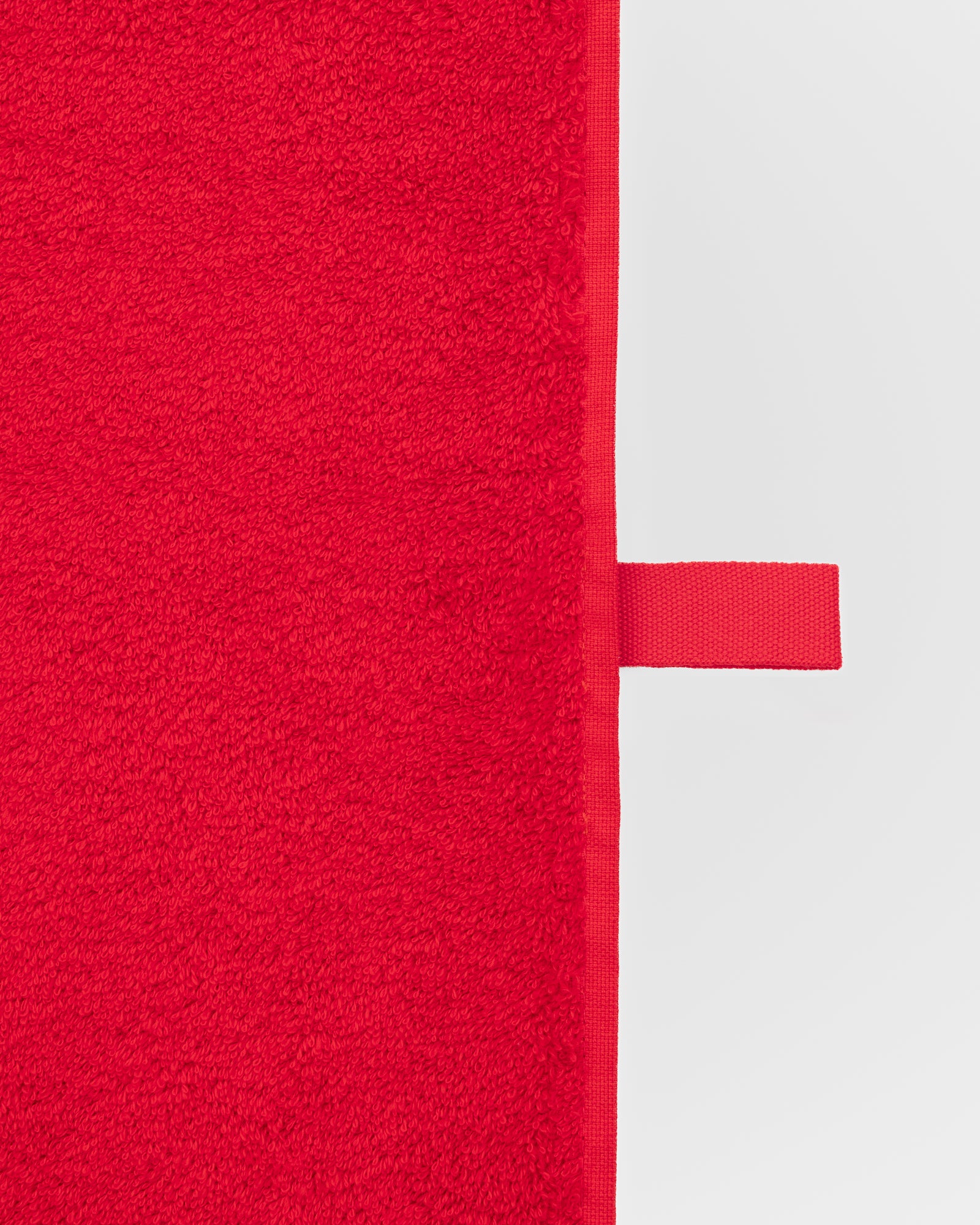 towel set — tulip red