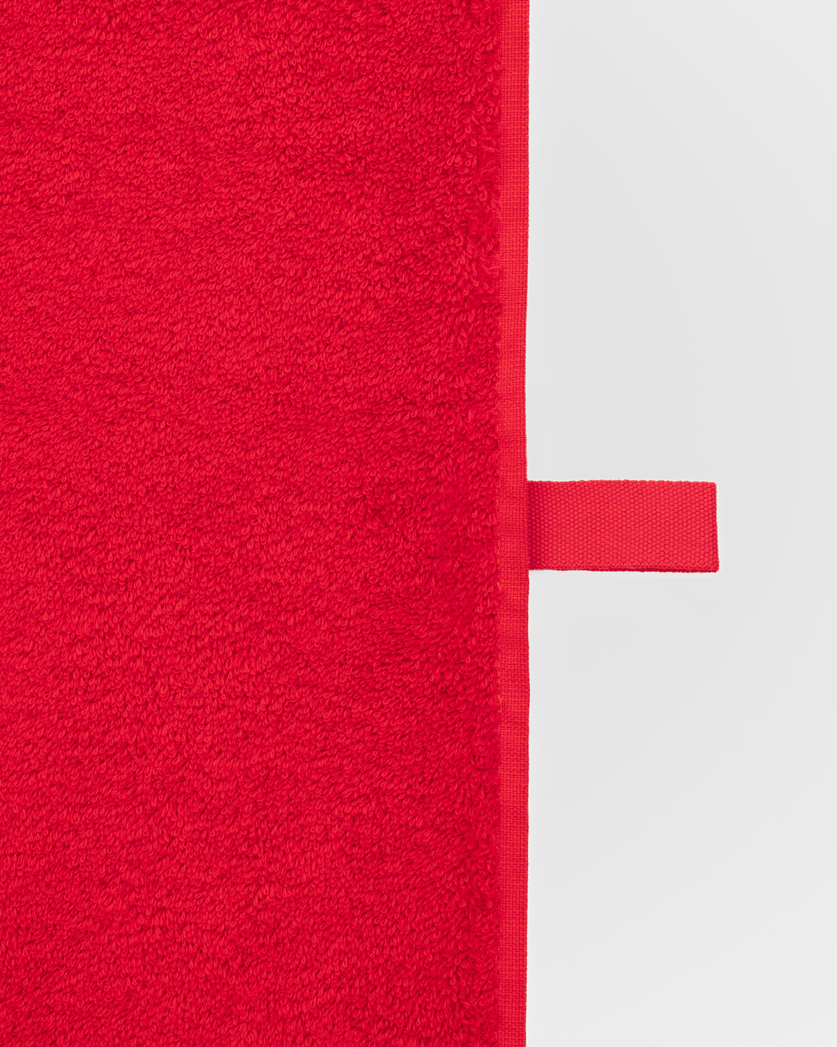 towel set — tulip red