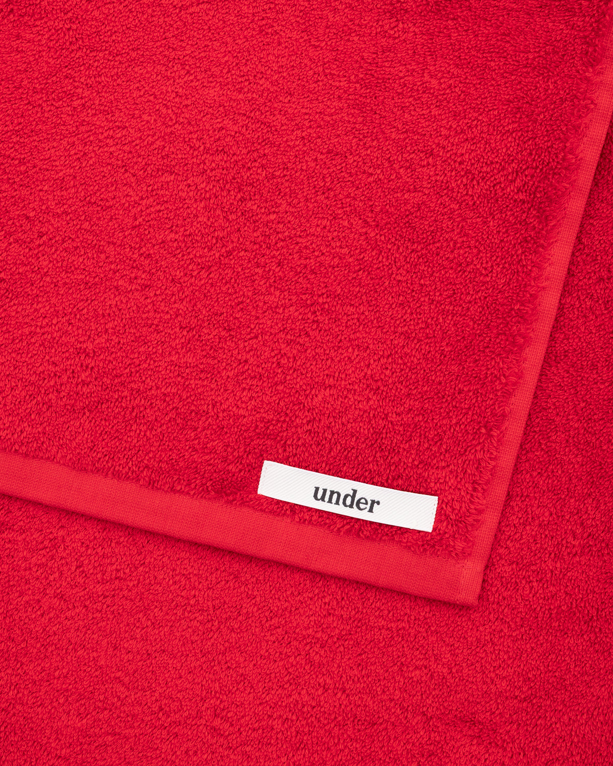 towel set — tulip red