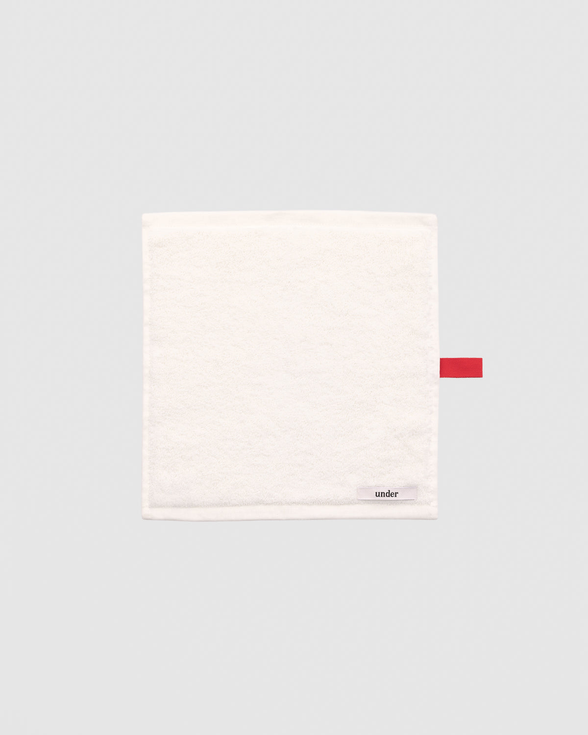face cloth — white