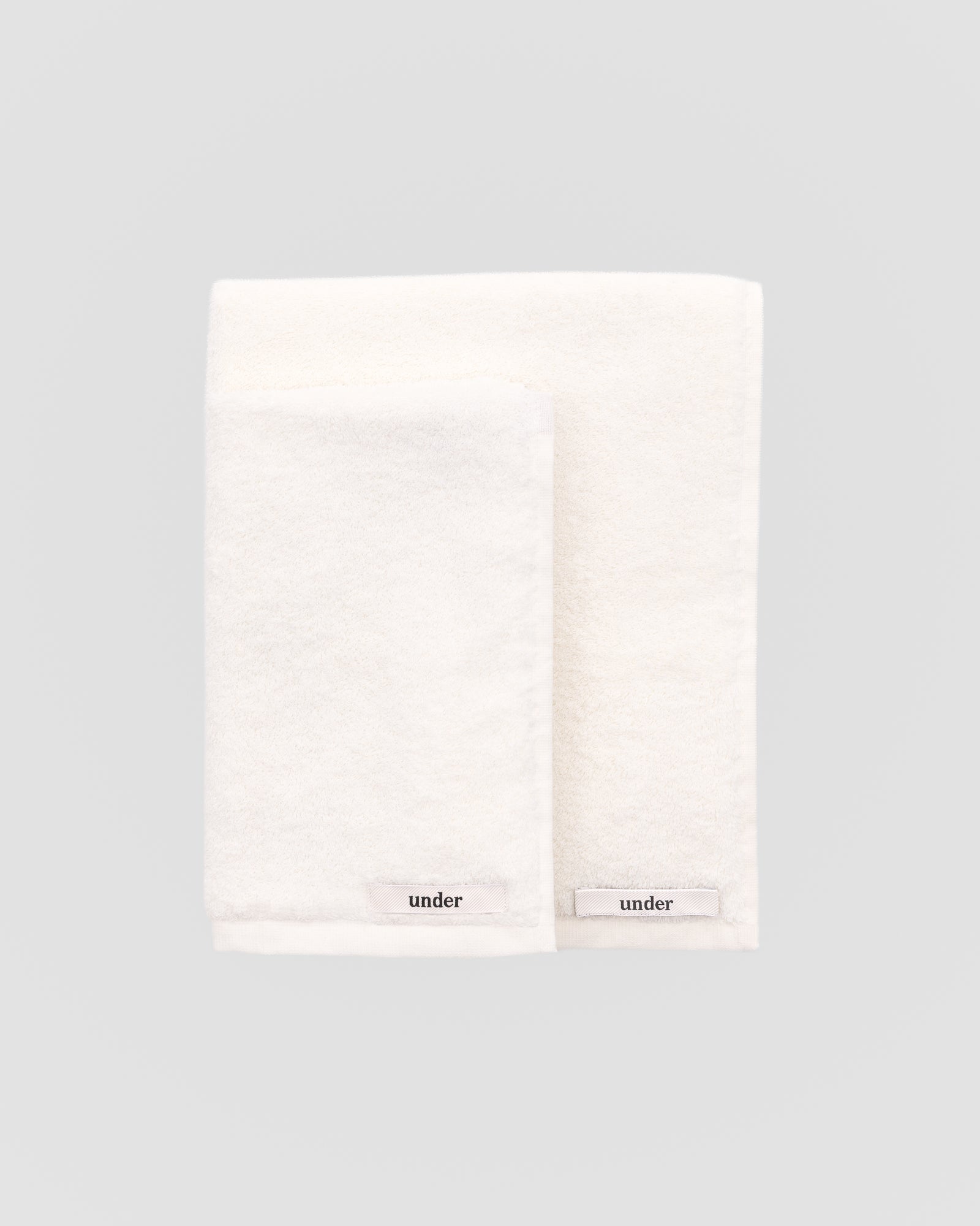 hand towel — white